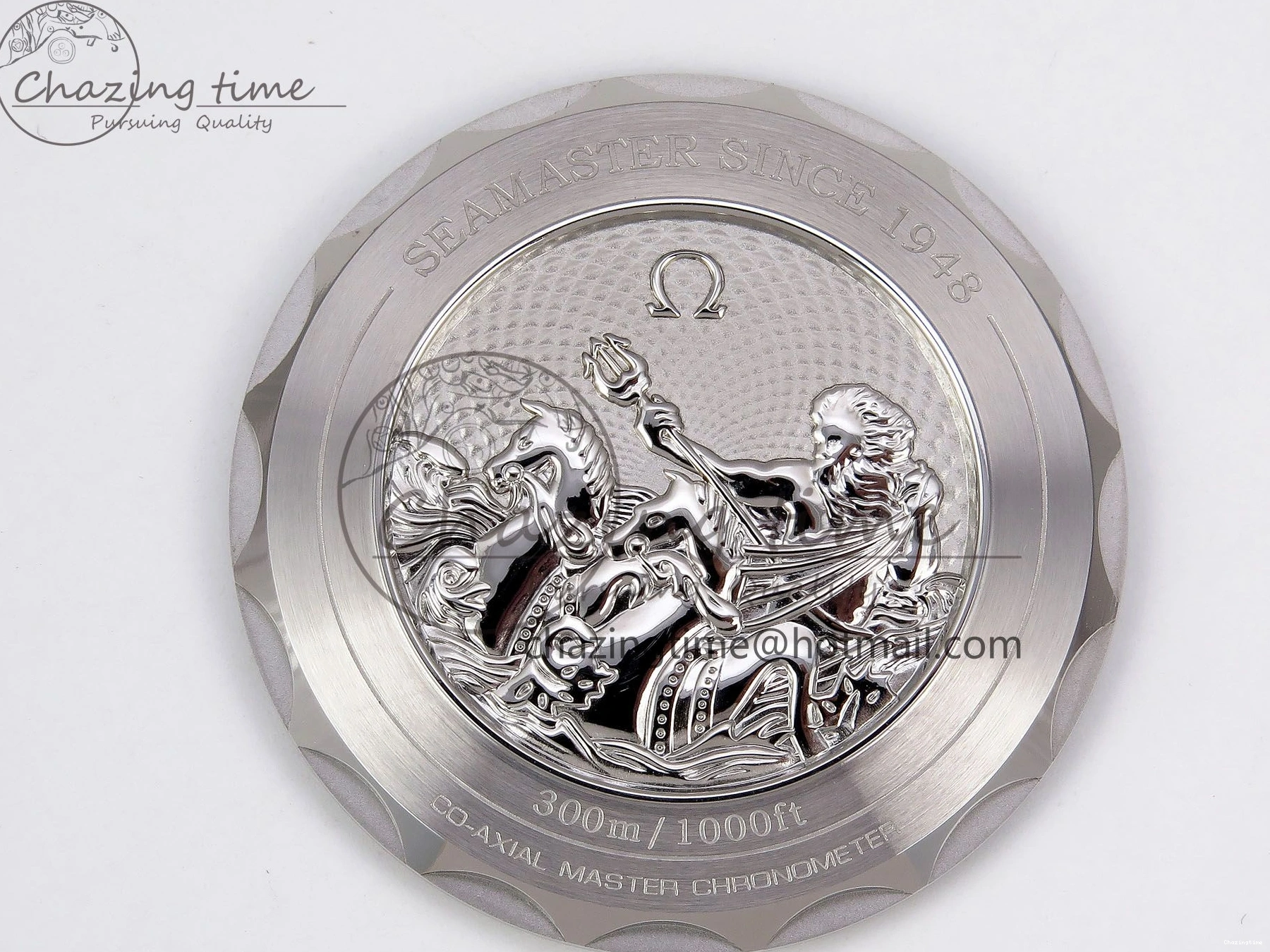 0308 Seamaster 300 Heritage VSF 1:1 Best Edition Blue Dial on SS Bracelet A8912 Super Clone Packable 7716